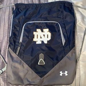Under Armour Notre Dame drawstring bag